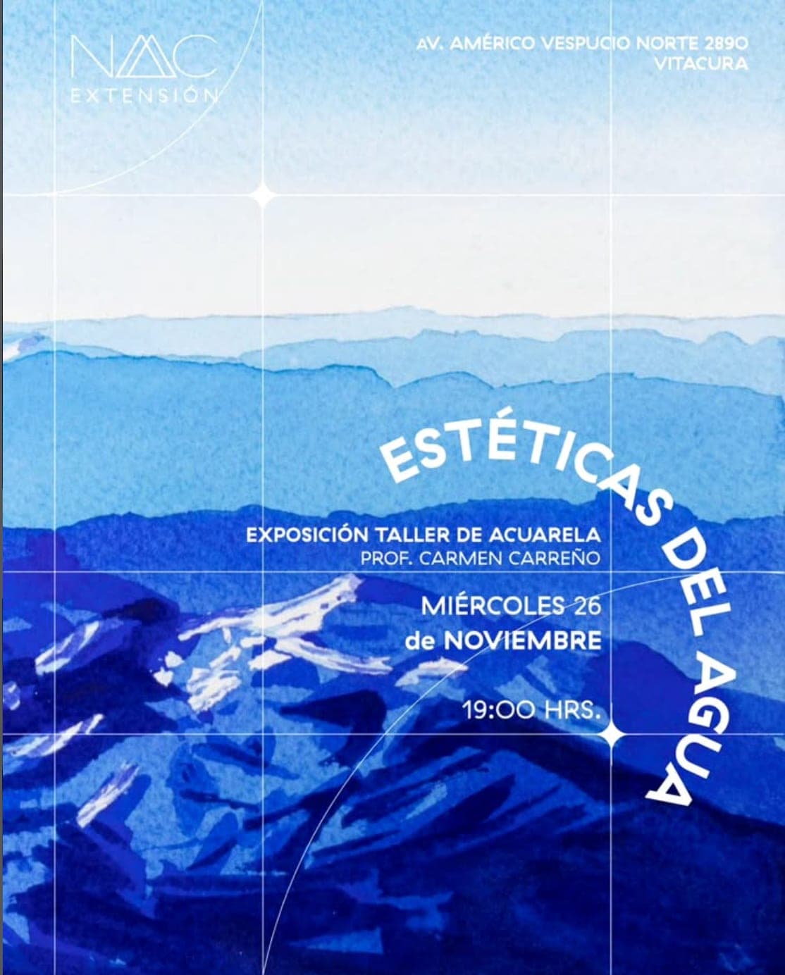 Exposición "Estéticas del Agua", Galería NAC Extensión. 2025